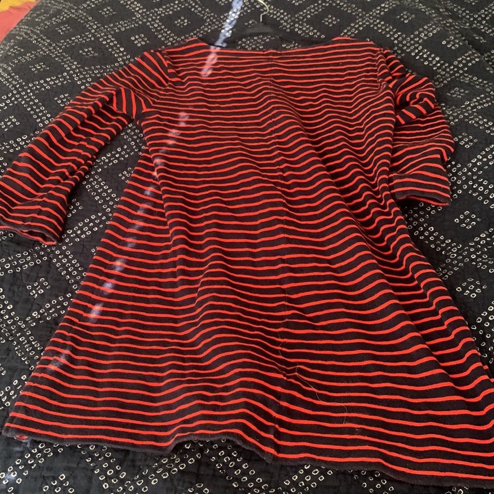Jcrew striped long sleeve dress